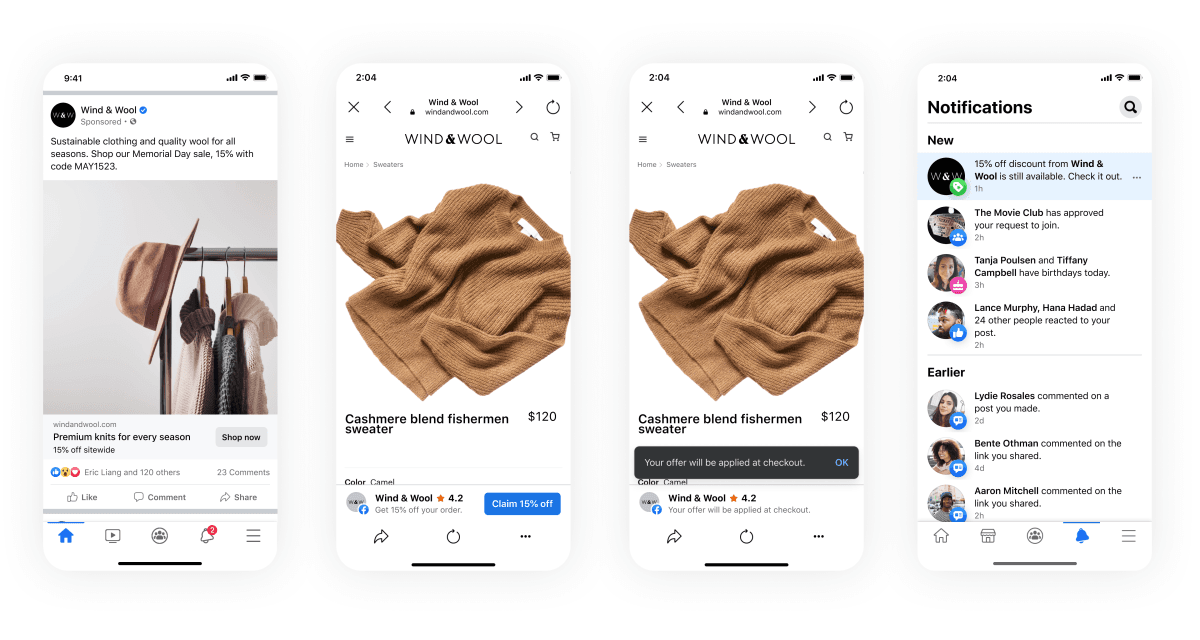meta ads by pixel hashtag